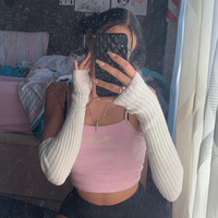 Nowe długie rękawiczki bez palców damskie ocieplacz na zimę z dzianiny rękaw rękaw grzywny dorywczo miękkie dziewczyny Goth ubrania kobiety Punk Gothic rękawiczki 2